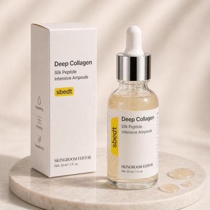 Deep Collagen Peptide Intensive Ampoule 30 ml, sérum facial en frasco con gotero